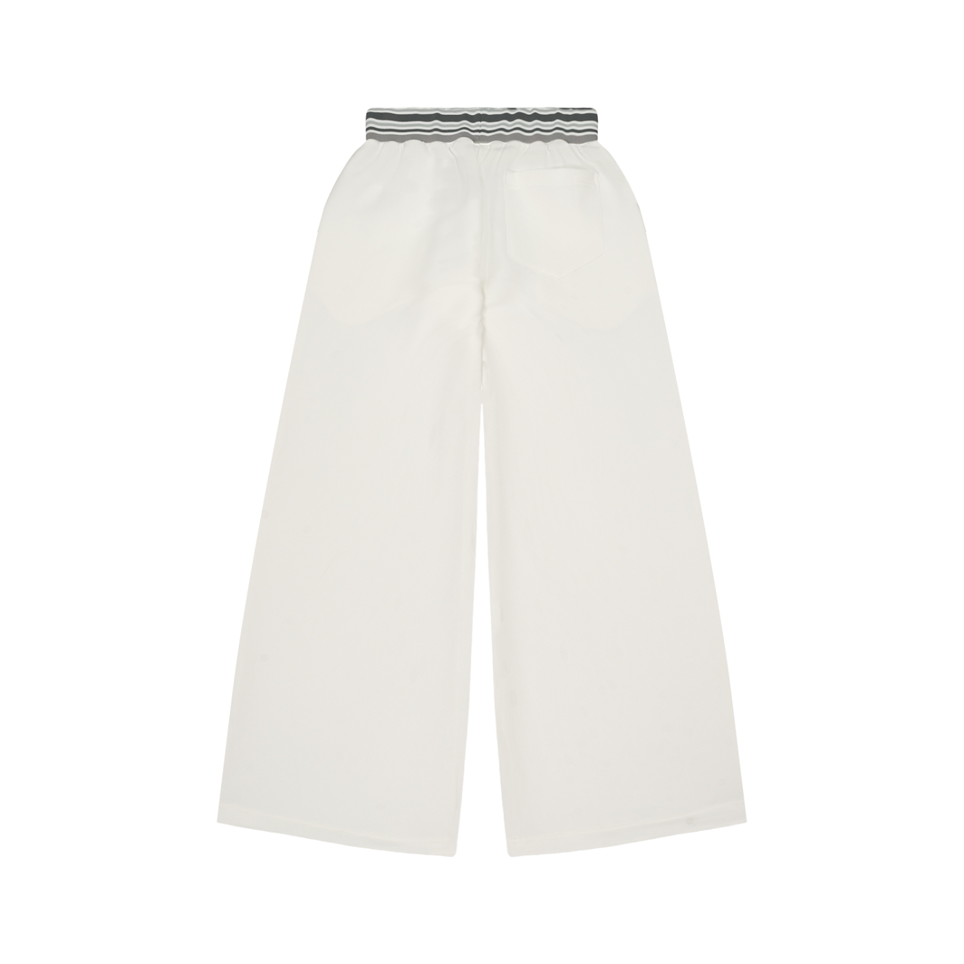 Striped Waist Wide Leg Pants